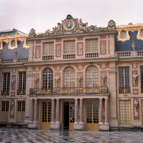 Entrance Facade, Versailles, After the Rain